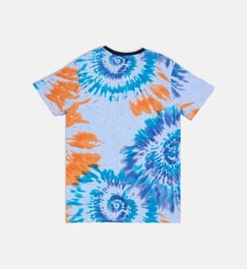 تيشيرت قصير الأكمام متعدد الألوان مصبوغ