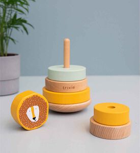 Mr. Lion Wooden Stacking Toy