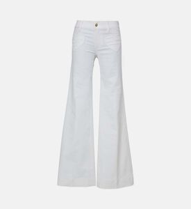 بنطال سلاي بجيوب بشكل قلب وقصة مستقيمة