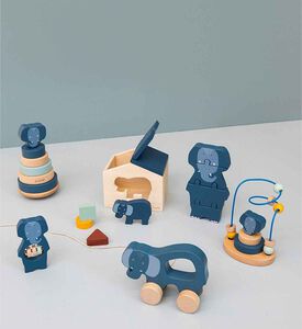 Mrs. Elephant Wooden Pull-along Toy