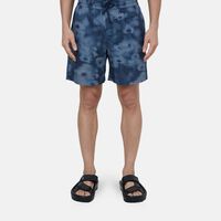 Cotton Floral-print Drawstring Shorts