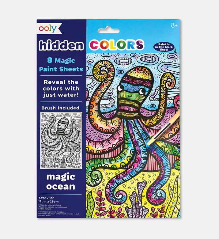 Ooly Hidden Paint Sheets Mgc Ocean, Packshot View