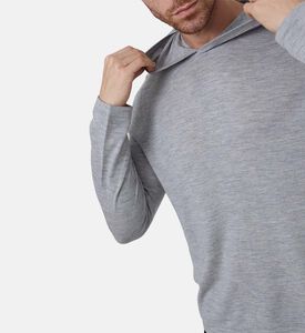Knit Long-sleeve Hoodie