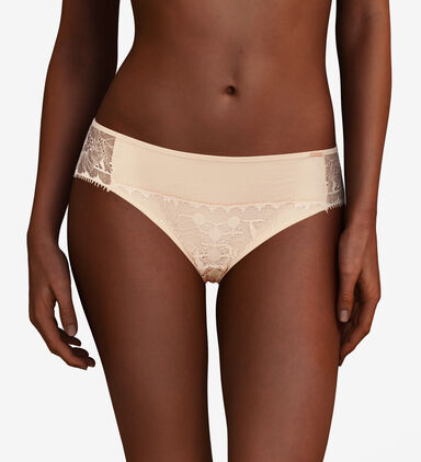 Day-to-night Lace-inlay Briefs