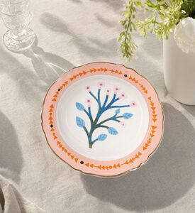 Bitossi Botanica Porcelain Flower Plate, Model View