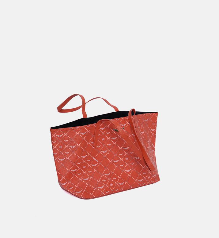 Zadig et Voltaire Z Monogram Printed Shopper Bag, Dark-orange, Packshot View