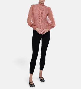 Alice and Olivia Blou Eugenia, Model View