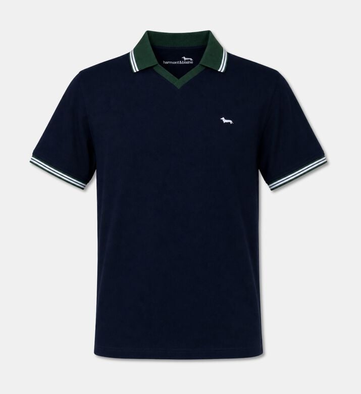 Harmont and Blaine Polo, Navy, Xxl, Packshot View