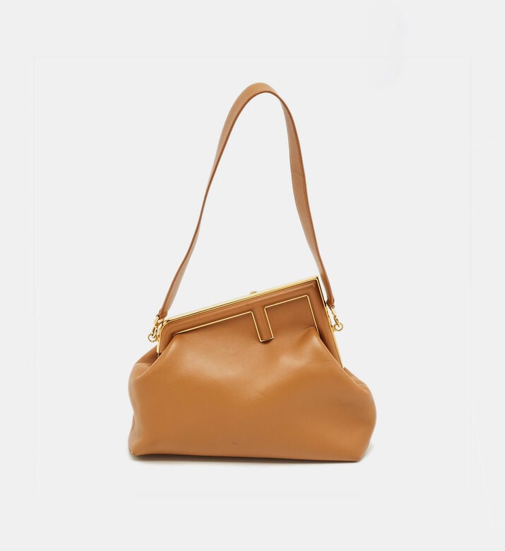 Fendi Preowned Fendi Brown Medium First Shoulder Bag, Packshot View