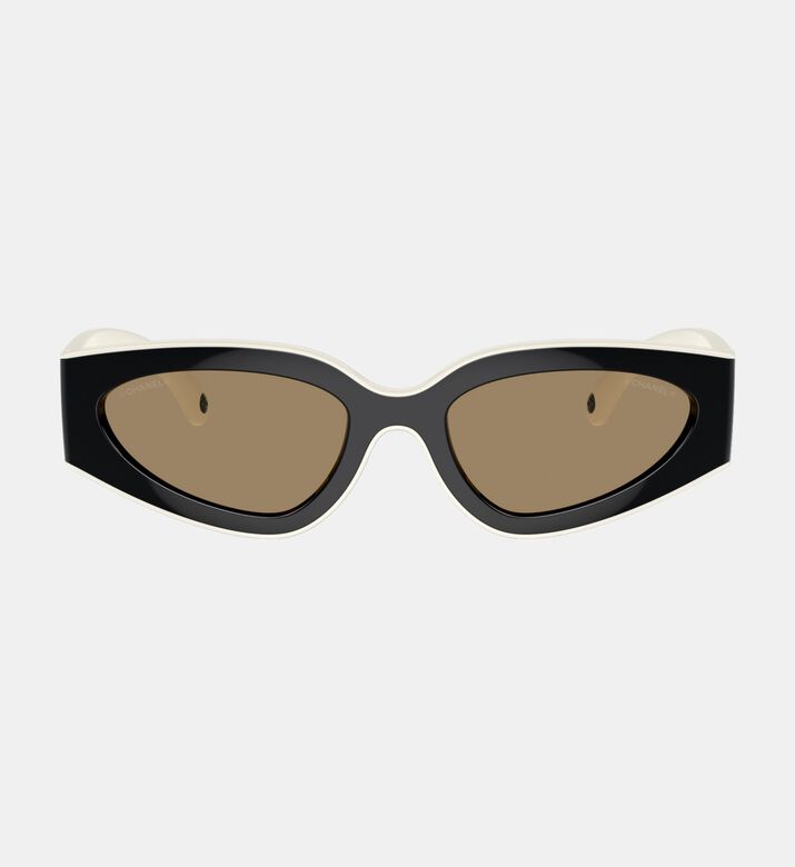 Chanel Two-tone Cat-eye Polarized Aerodynamic Sunglasses, Packshot View