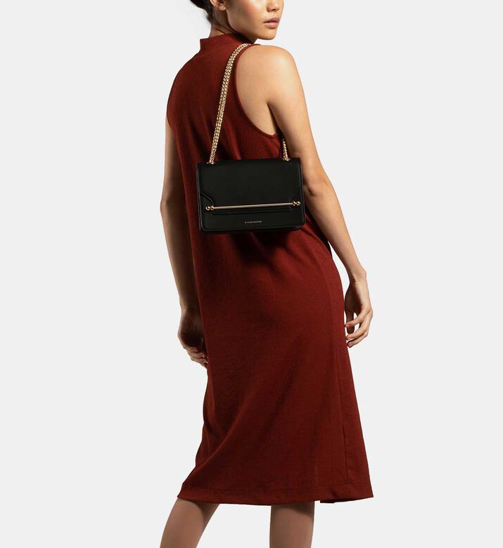 حقيبة كتف جلدية من الشرق والغرب