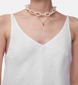 Godalia V-neck Sleeveless Top, Model View