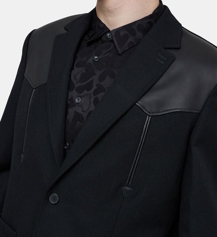 Wool Lambskin-details Jacket Wool Lambskin-details Jacket