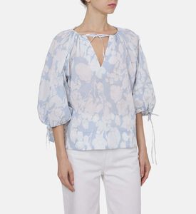 Samatera Printed Loose-fit Blouse
