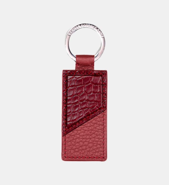 Camille Fournet Keyholder Allig, Burgundy, Packshot View