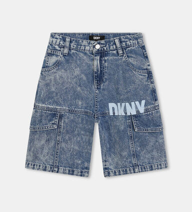 Boy Logo-print Denim Shorts