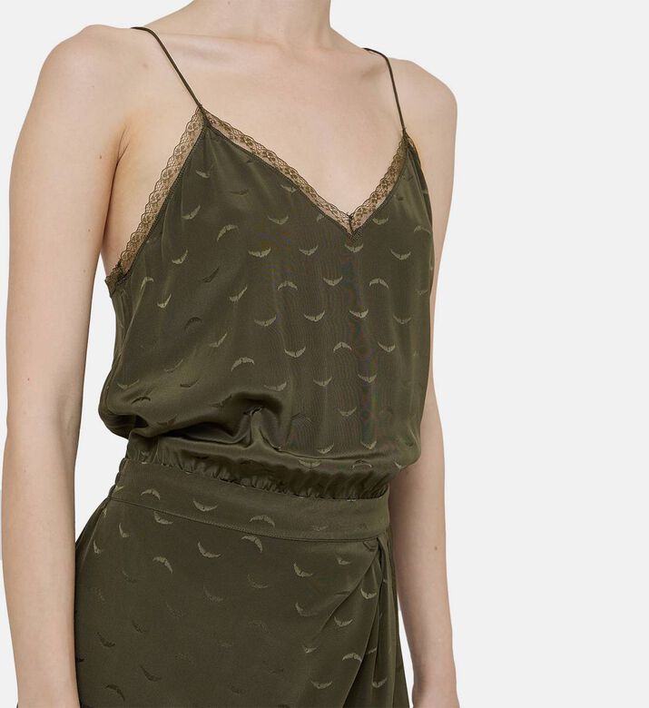 Wings Design Maxi Dress