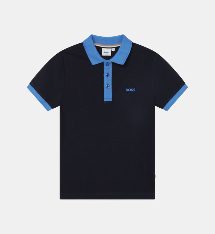 Cotton Pique Short-sleeved Polo Shirt