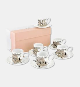 Silsal Set Of 6 Naseem Espresso Cups, Packshot View
