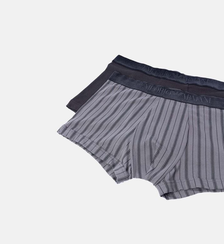 Logo Waistband Printed 2-packs Boxers Set Logo Waistband Printed 2-packs Boxers Set