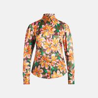 Multicolored Floral-print Shirt