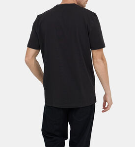 تيشيرت بياقة مستديرة جيرسيه مطاطية