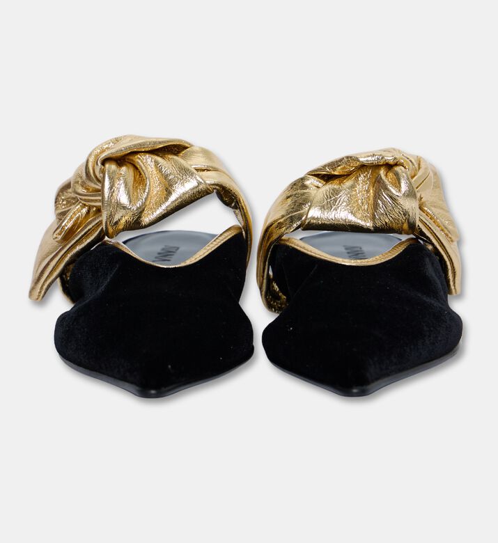 Atana Knotted Leather Slippers, Packshot View