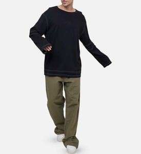 بلوزة ستريت ستايل بطبعة لوغو