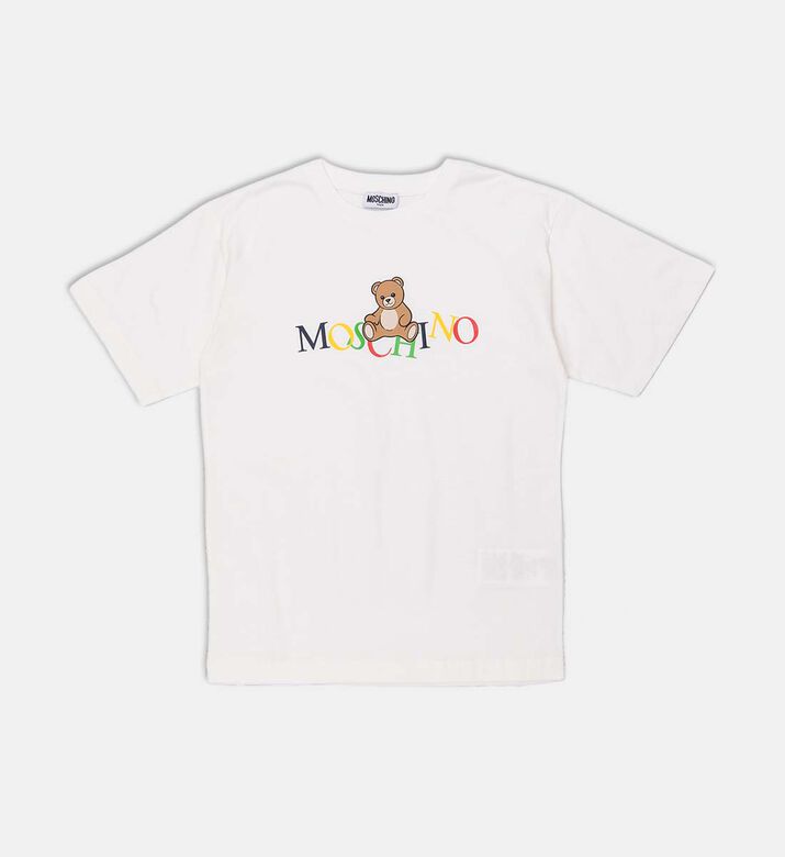 Cotton Chest Logo Crewneck T-shirt
