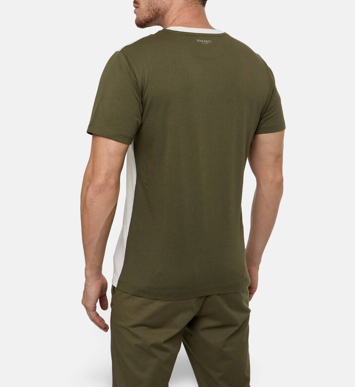 Hackett London Heritage Two-tone Short-sleeve T-shirt, Model View
