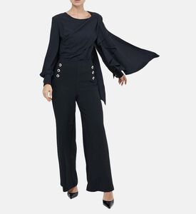 قميص منسوج بنقش منحوت