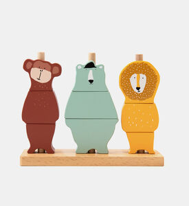 Stacker Wooden Animal Puzzle - 14 X 18 X 6 Cm