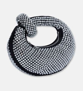 JW PEI Crystal Mini Top Handle Bag, Black, Packshot View