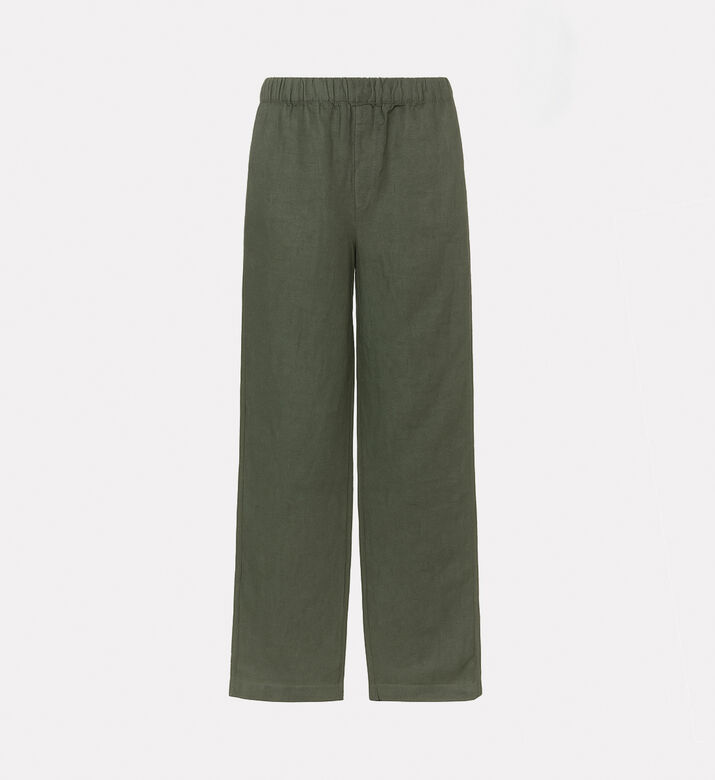 Samsoe Regular-fit Straight-leg Pants, Dark-green, Xl, Packshot View