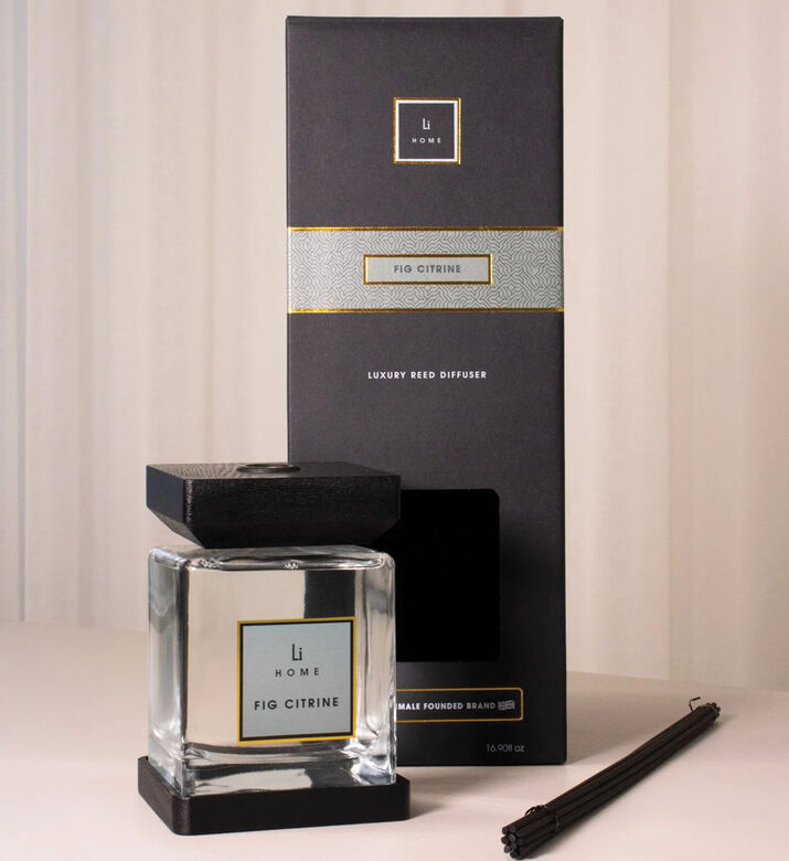 Home Life Style Diffuser Square Reed Citrine, Packshot View