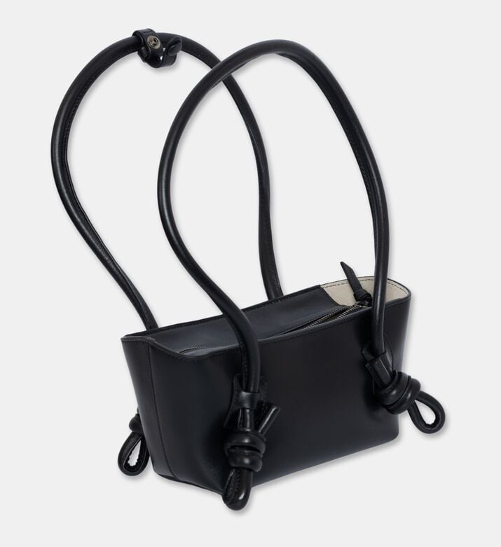 Hereu Mini Elongated Shoulder Bag, Black, Packshot View