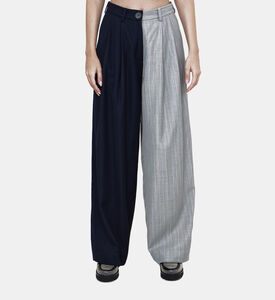 بنطال زيلدا بلونين بقصة مستقيمة