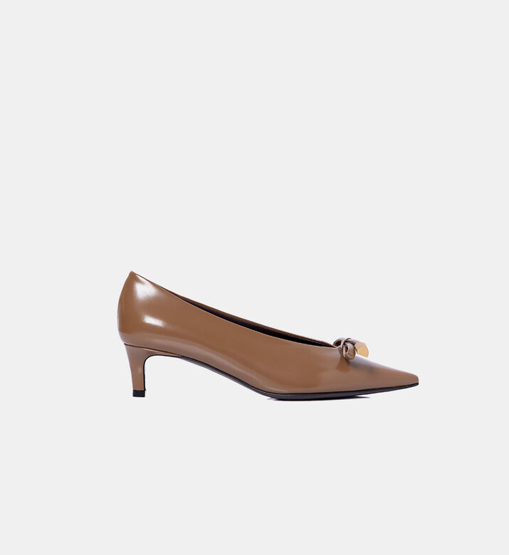 Roberto Festa Classic Pointed-toe Pumps, Brown, Eu-38.5, Packshot View