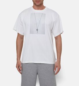 MM6 Key-print Crewneck T-shirt, Model View