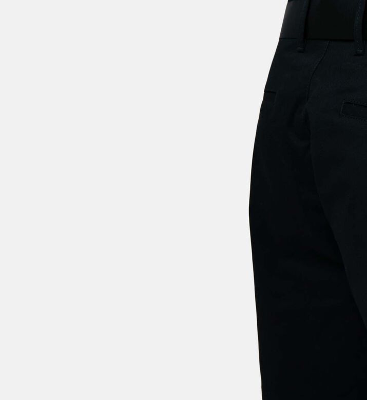 شورت عصري قطن وتويل بحزام شورت عصري قطن وتويل بحزام