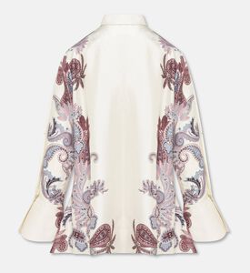 Carter and White Claire Cuff-detailed Printed Shirt, Packshot View