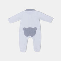 Embroidered Bear Backside Romper