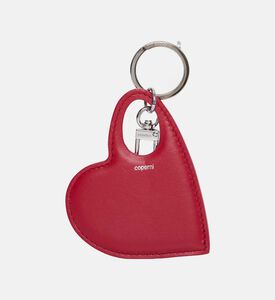 سلسلة مفاتيح جلد بشكل قلب