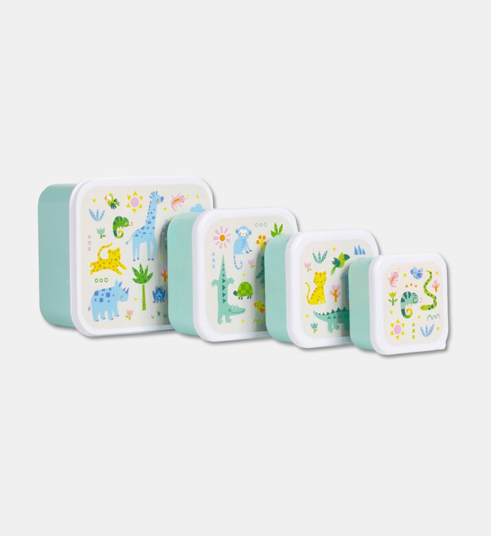 A Little Lovely Company Snack Box Set - Jungle, Packshot View