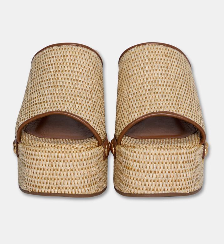 Schutz Woven Platform Wedge Mule, Packshot View