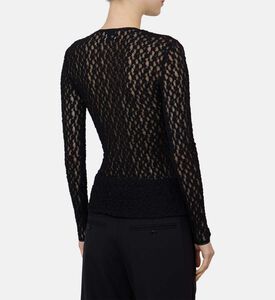 بلوزة غاييل دانتيل بطبعة أزهار