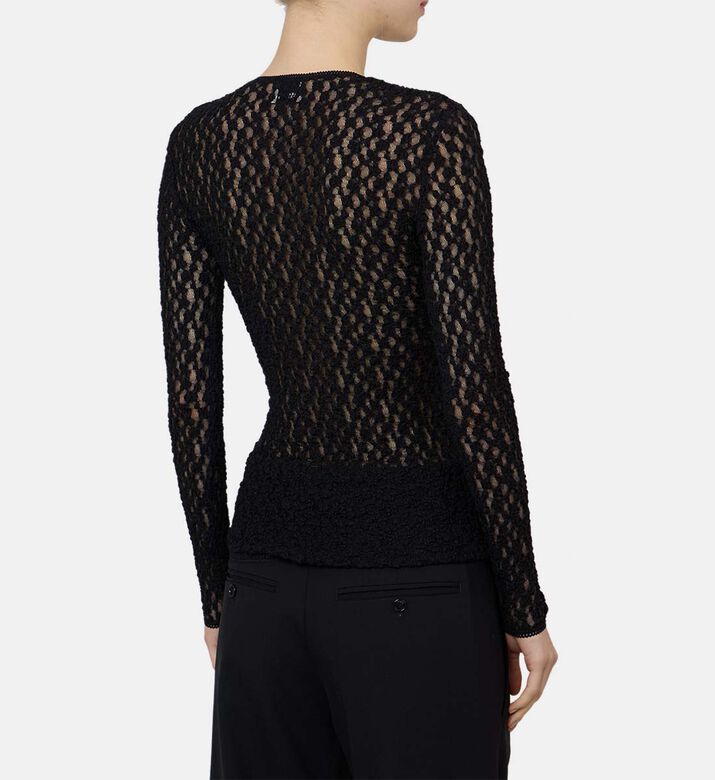 بلوزة غاييل دانتيل بطبعة أزهار