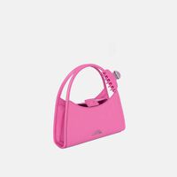 Leather Claw Clip Crossbody Bag
