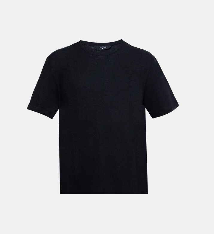 Linen Crewneck T-shirt
