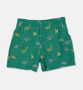 Tartine et Chocolat All-over Dinosaur-embroidery Swim Shorts, Green, 24m, Packshot View